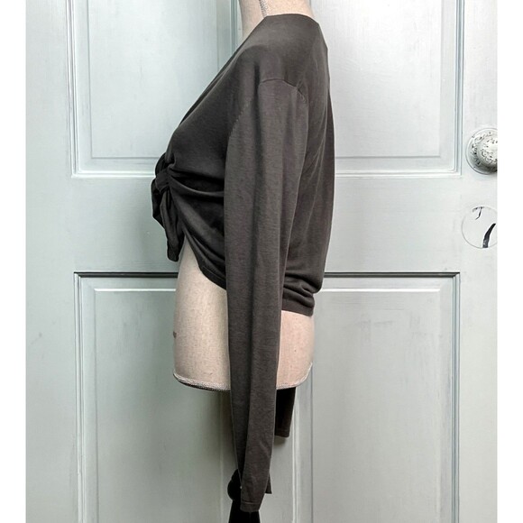 Sami Tie Open Front Cardigan CashBlend SPLENDID  Lightweight Gray Size Med NWT - Picture 4 of 10